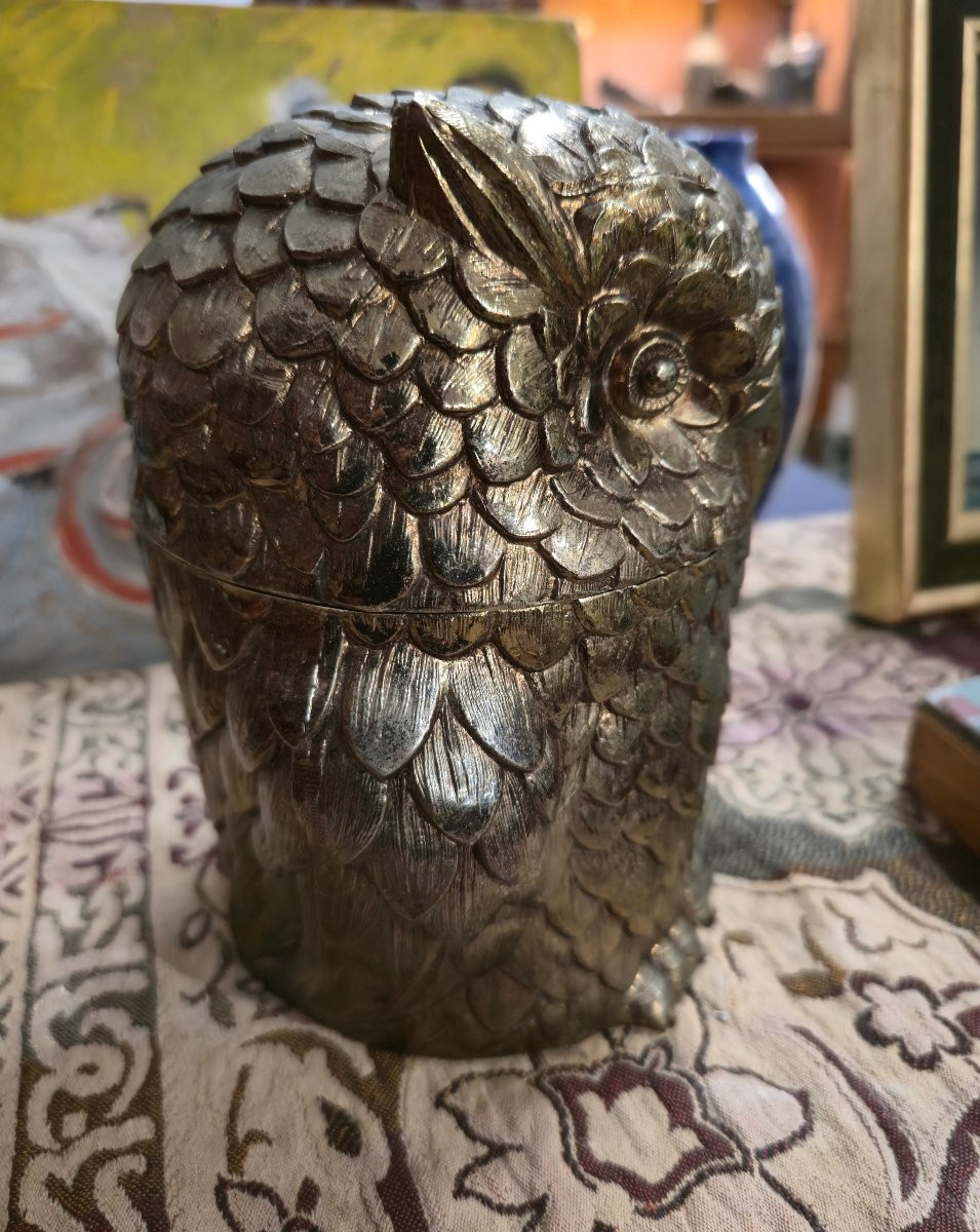 Mauro Manetti (1946-), Seau à glaçon en forme de hibou-photo-2