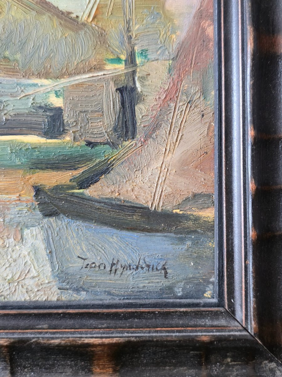 Jean Hynderick (XX) - voiliers et bateau à vapeur à quai. -photo-2