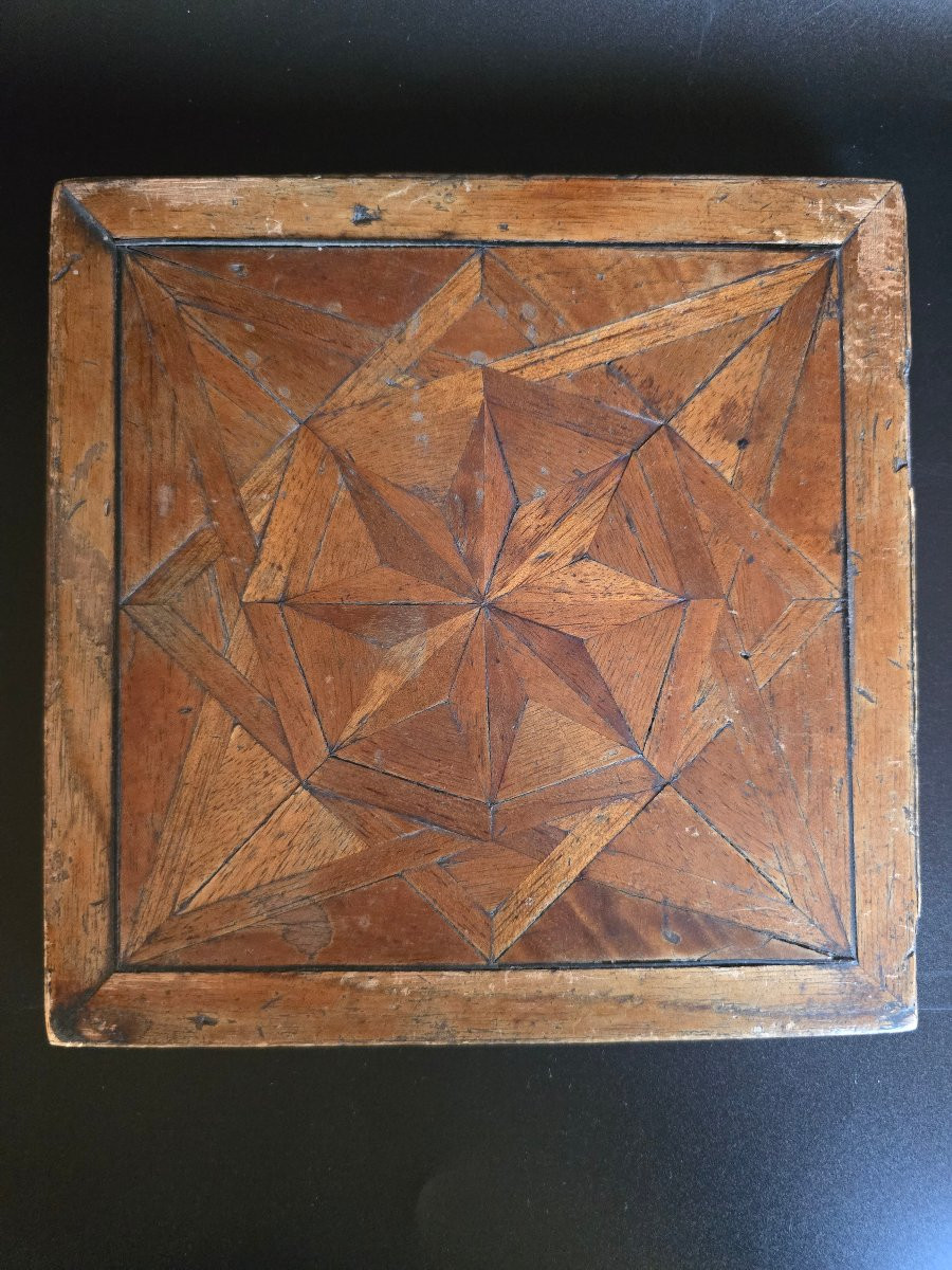 Souvenir première guerre mondiale Camp de Zeist 1914 1917 marqueterie artisanat de poilu 14 18-photo-1