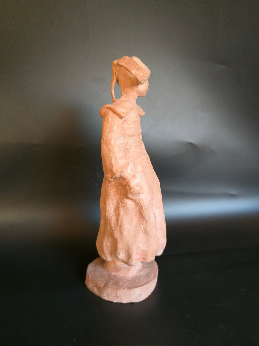 Ruth Anna Maria Milles (1873-1941) - Yvonne , jeune bretonne de Pont-Aven, proche de Rodin-photo-3