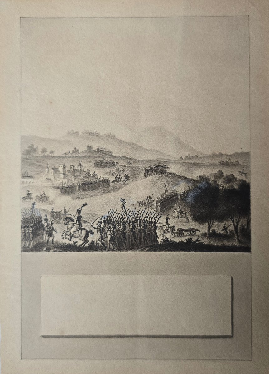 Francois Louis Couché (1782-1849), bataille napoléonienne, armée francaise, Napoléon, empire