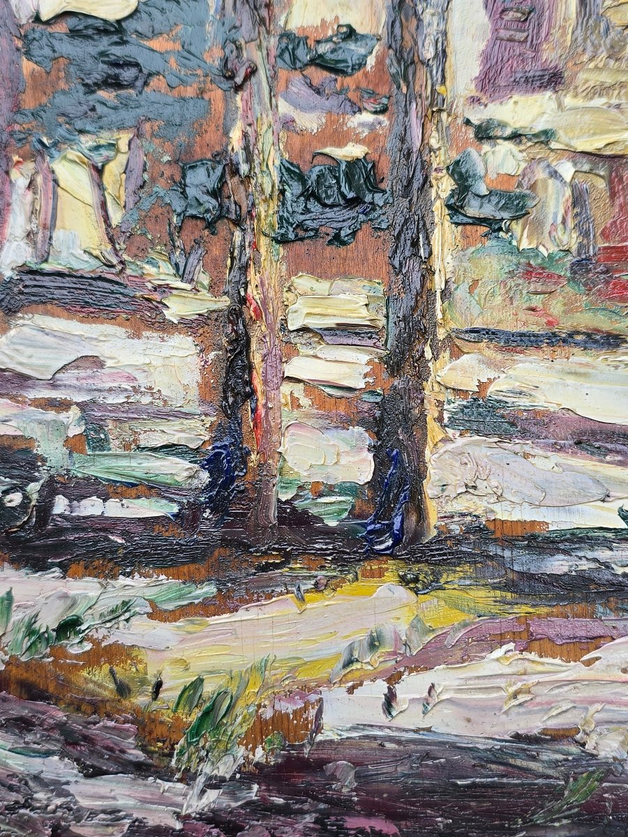 Albert Delaunois (?) (1895-1936), paysage Provence, La Tour Magne, Nimes, archeologie, romain-photo-2