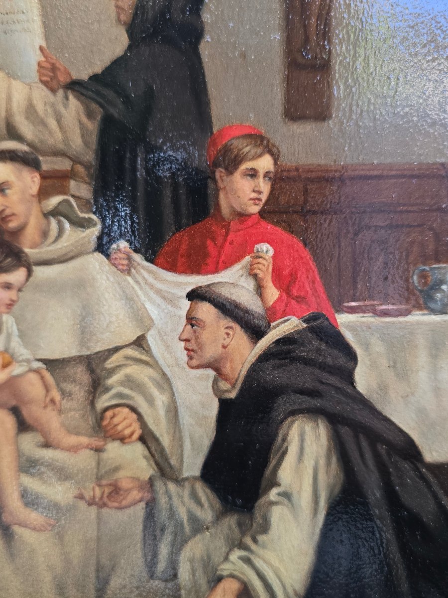 Based On A Work By Isidore Pils (1815–1875), *lienard*, Holy Thursday In Italy At A Dominican Monastery-photo-4