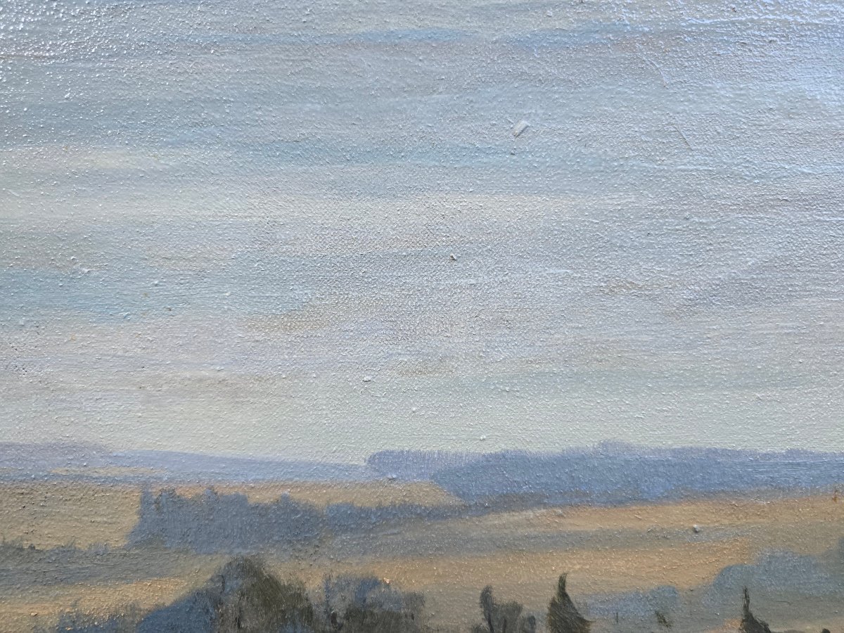 Louis Marville (1888-1968), grand paysage des fagnes belgique, ardenne, luxembourg, liège-photo-4