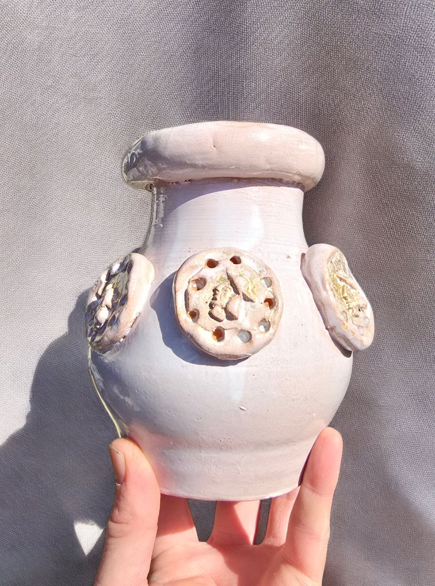 Ceramic Vase Atelier Callis, Vallauris (capron, Picault, Derval)-photo-8