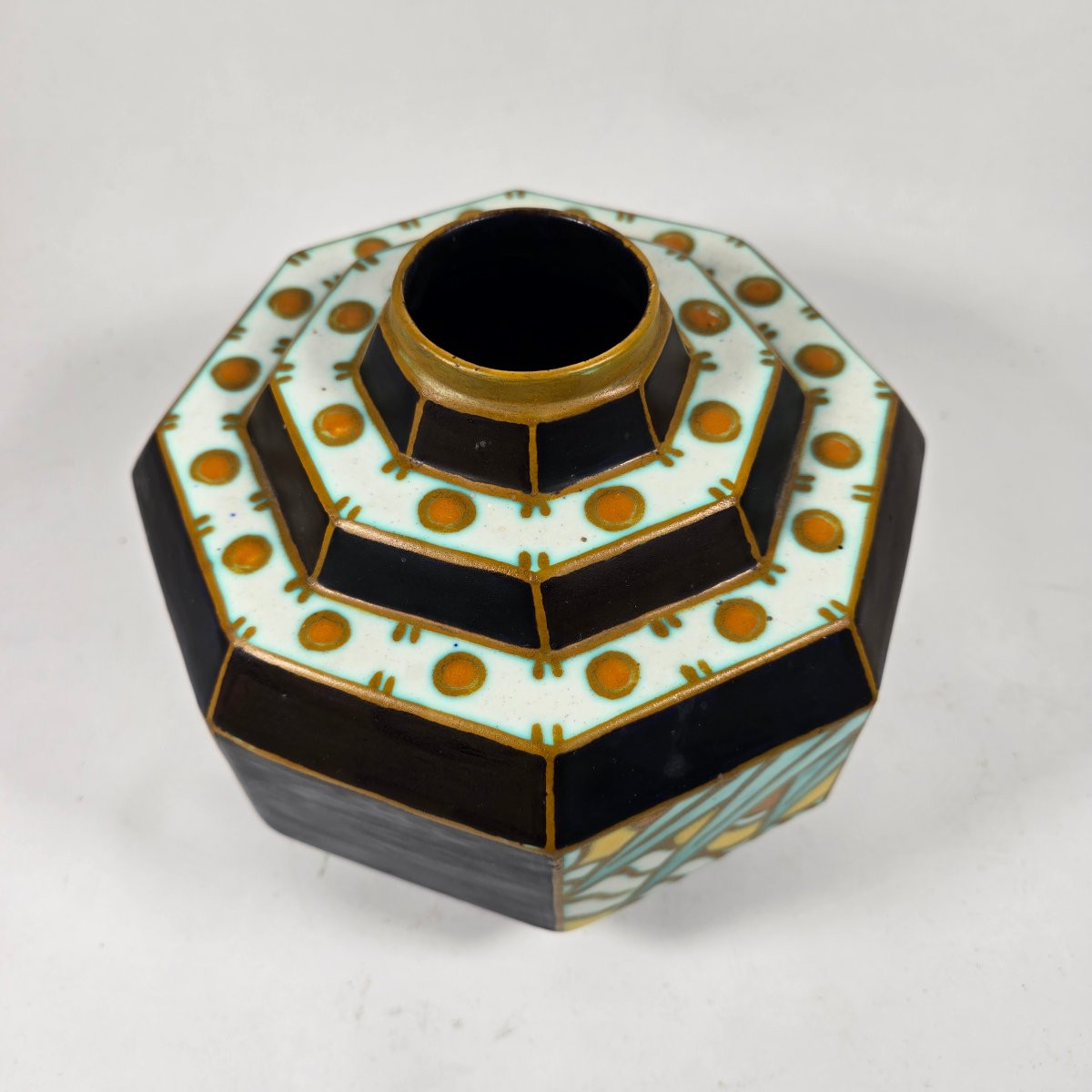 Keramis Ceramic Vase, Charles Catteau. -photo-4