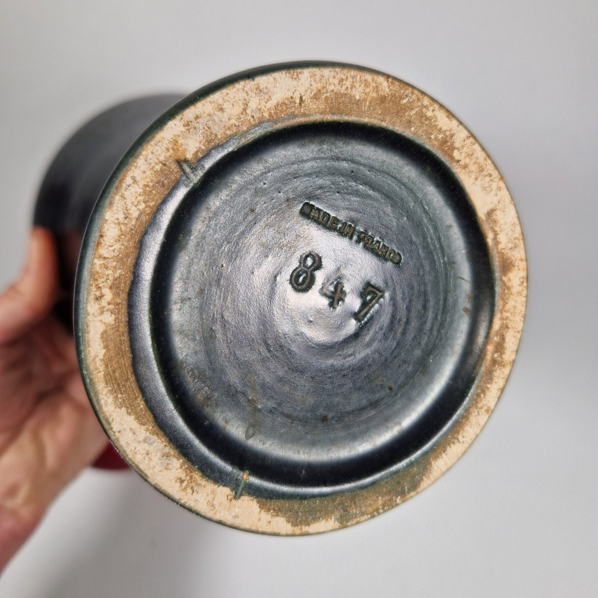Ceramic Vase By Pol Chambost. -photo-1
