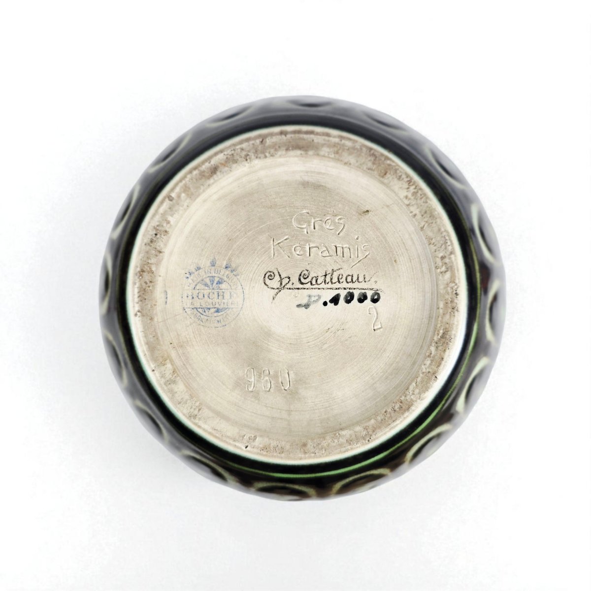 Stoneware Vase By Charles Catteau For Keramis-photo-3