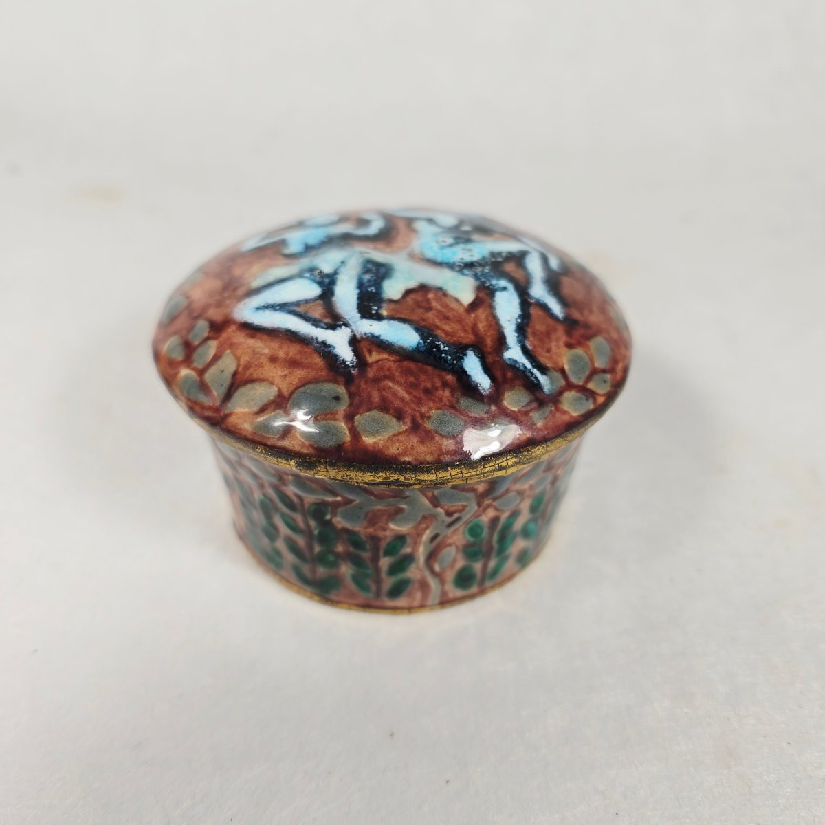 André Methey, Rare Ceramic Box -photo-3