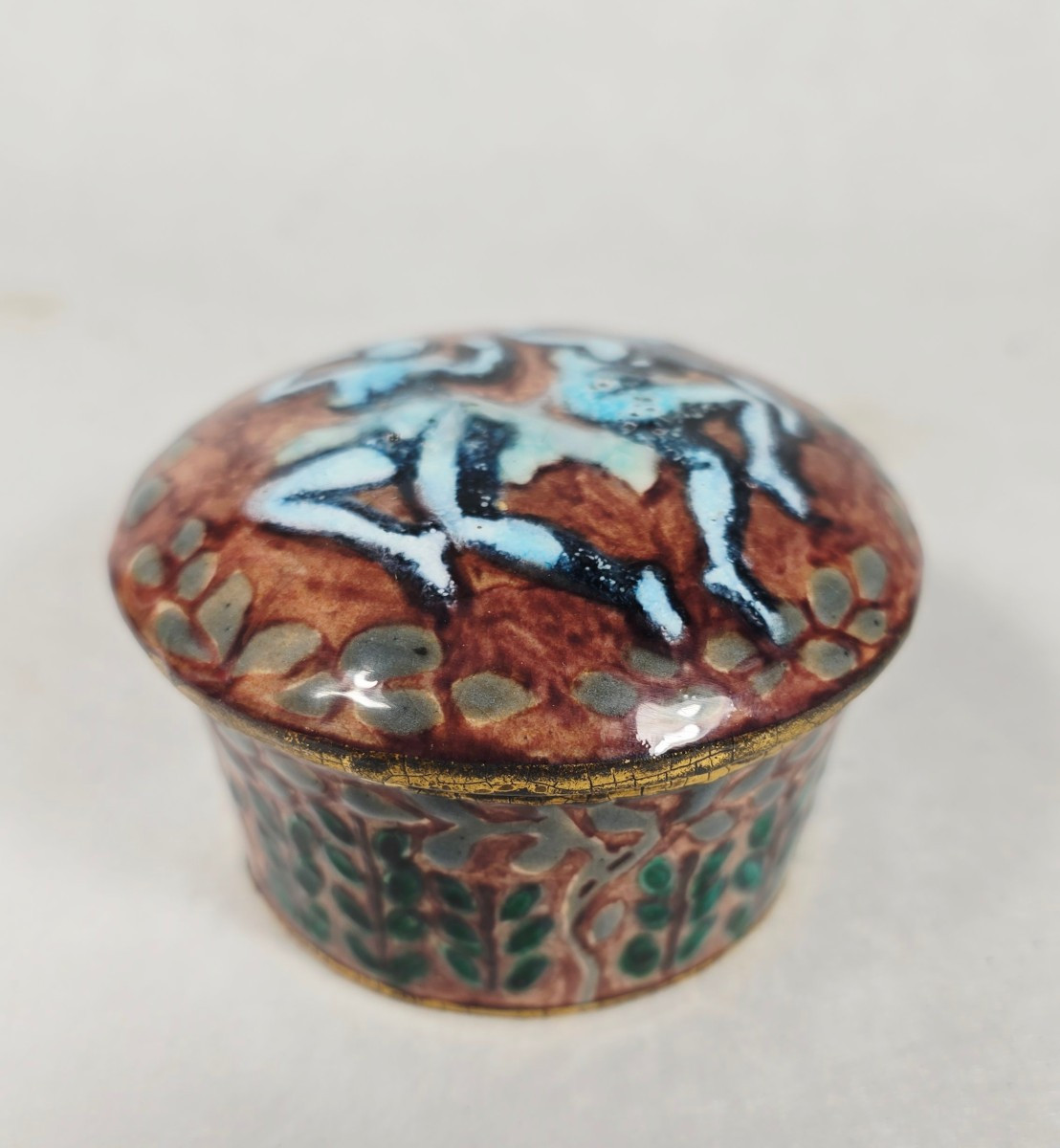 André Methey, Rare Ceramic Box 