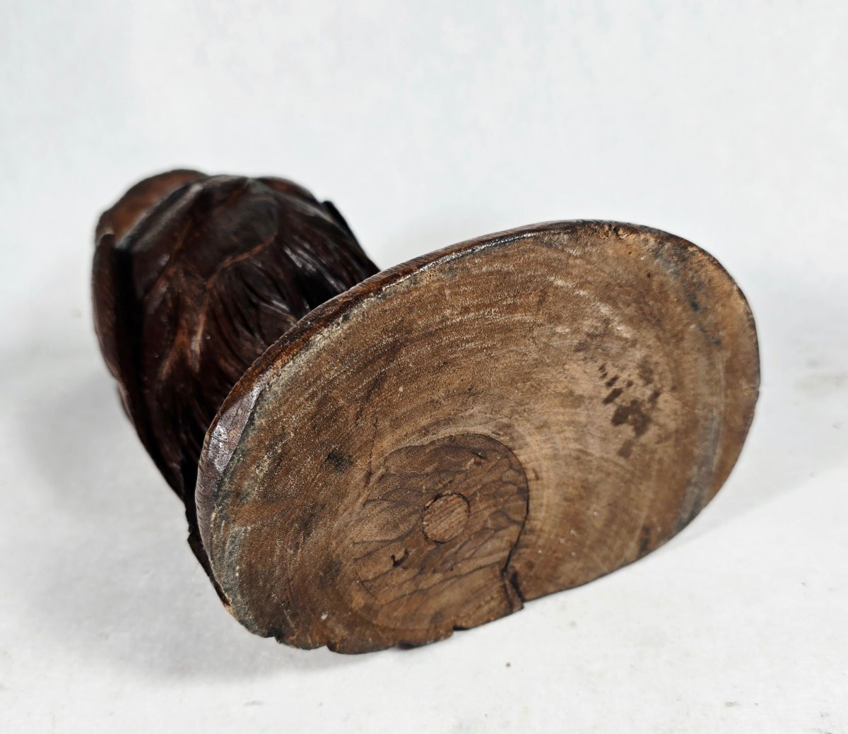 Black Forest Sculpture Box In The Shape Of An Owl 19th Century-photo-7