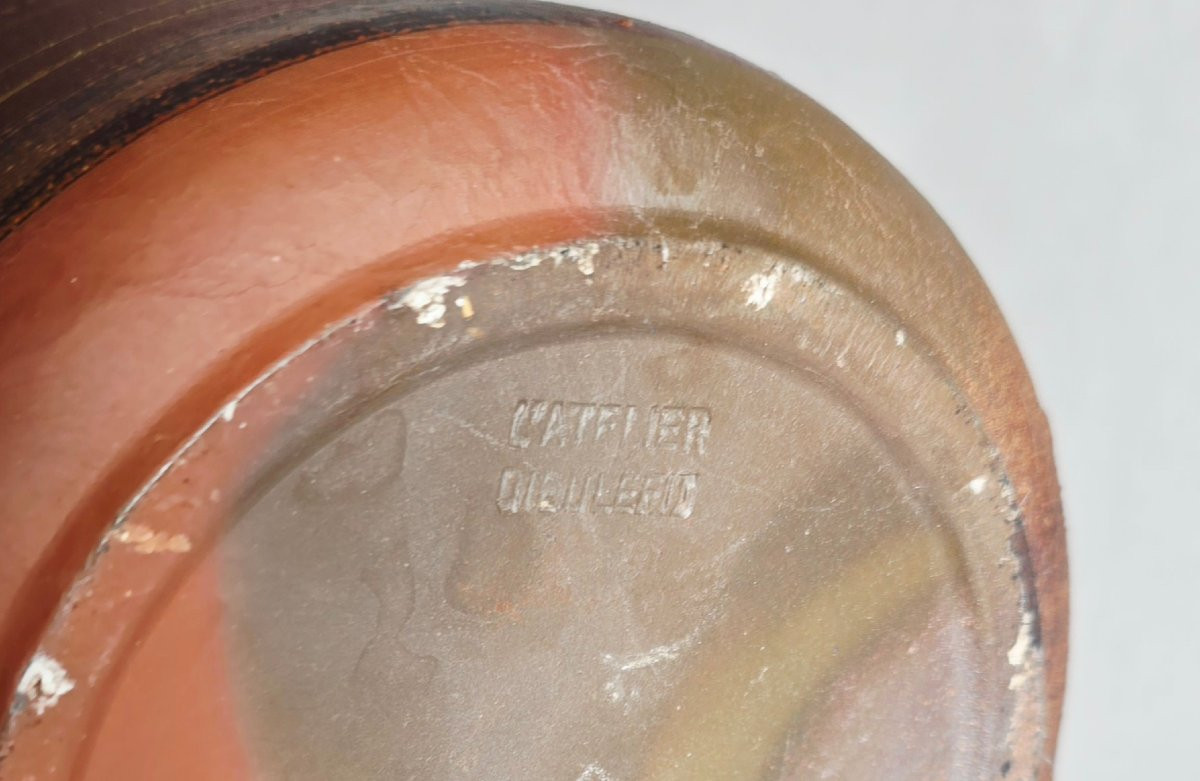 Jacques POUCHAIN,  lampe en céramique -photo-5