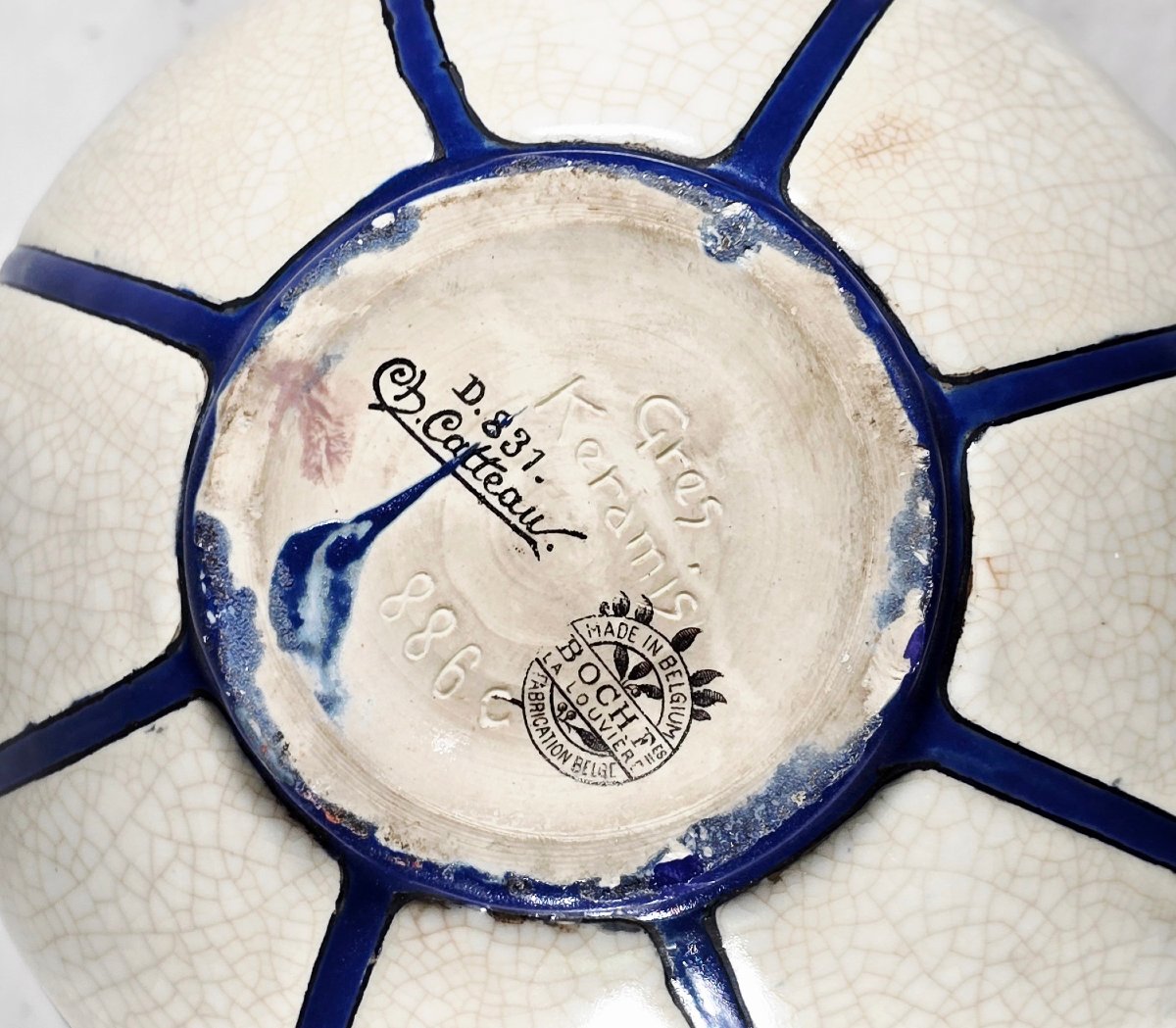 Vase Keramis, grès de Charles Catteau -photo-1