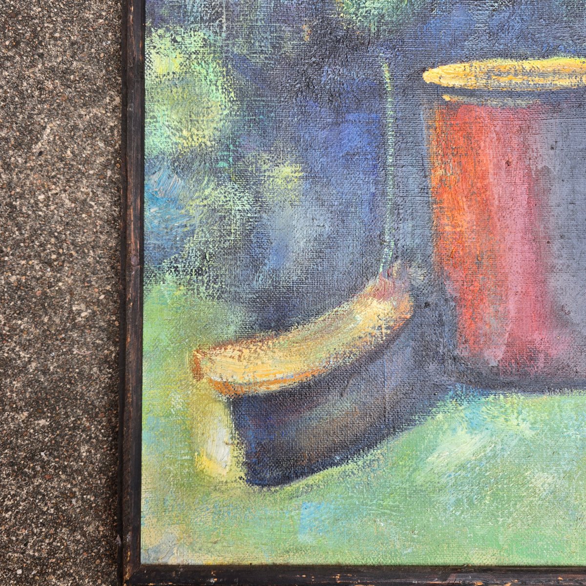 Biruta DELLE (1946 - 2025) Danzs. 1989. Huile sur toile.-photo-2