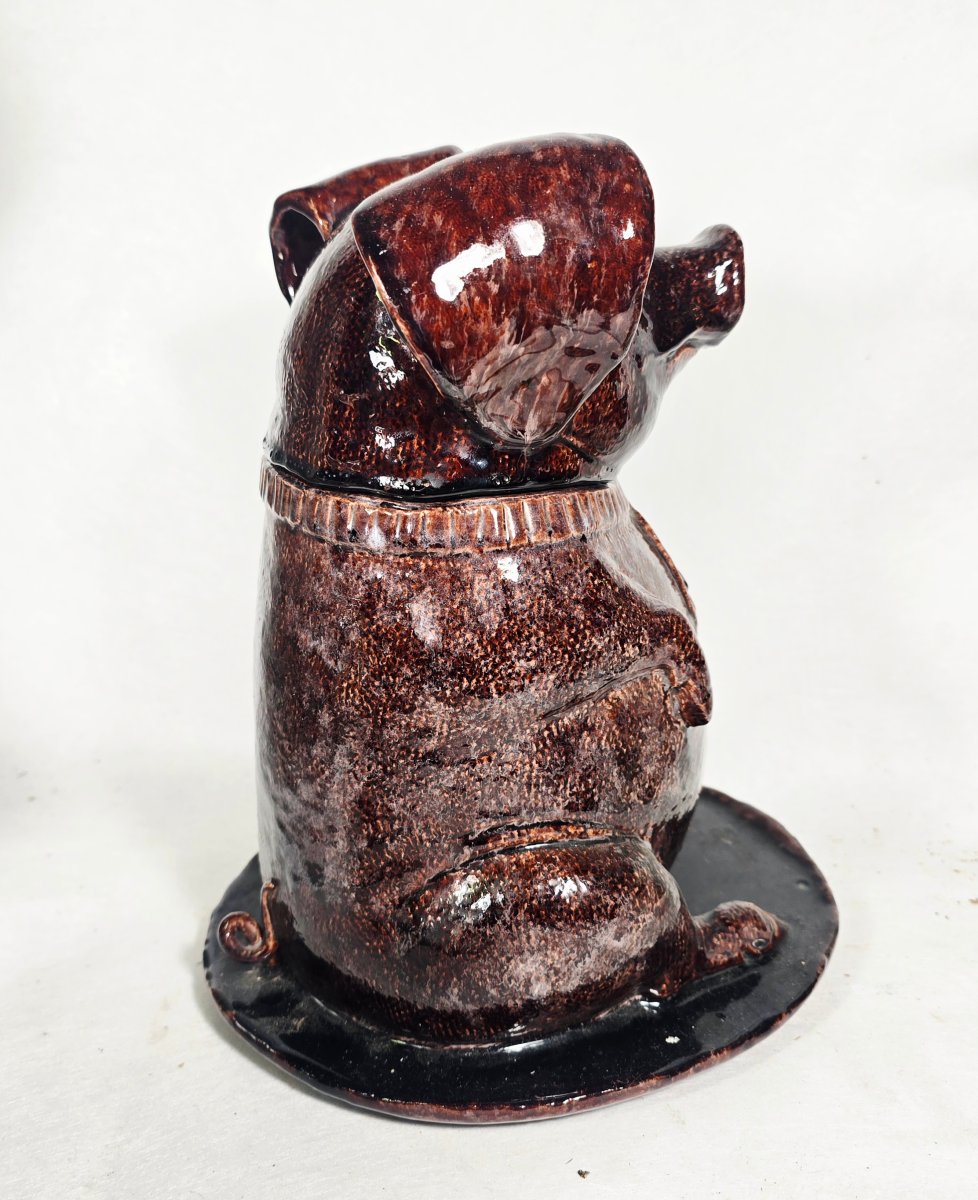 Paul Simon, Art Deco Ceramic Tobacco Pot-photo-1