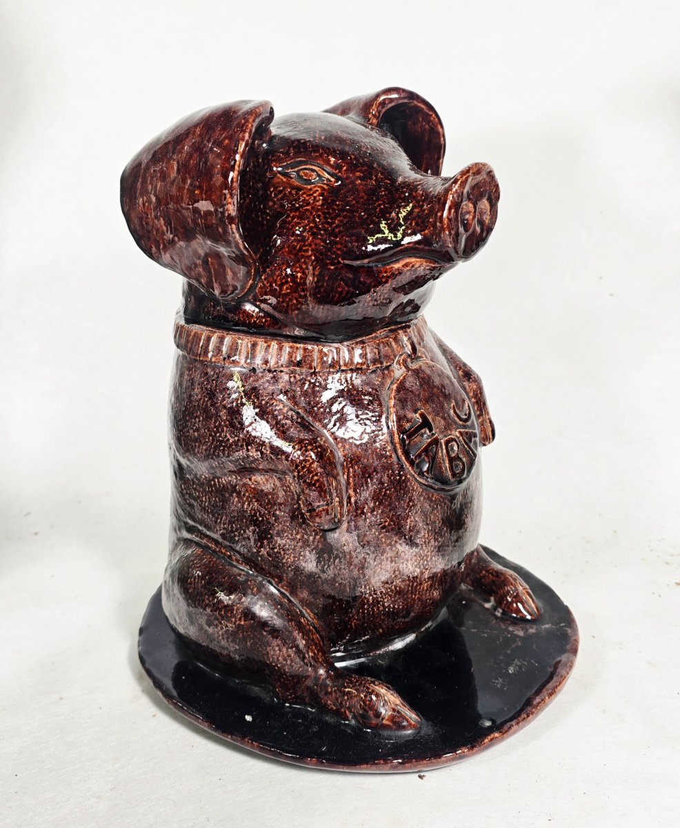 Paul Simon, Art Deco Ceramic Tobacco Pot-photo-3