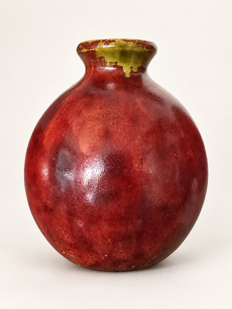 Pierre Adrien Dalpayrat,  vase boule en céramique 