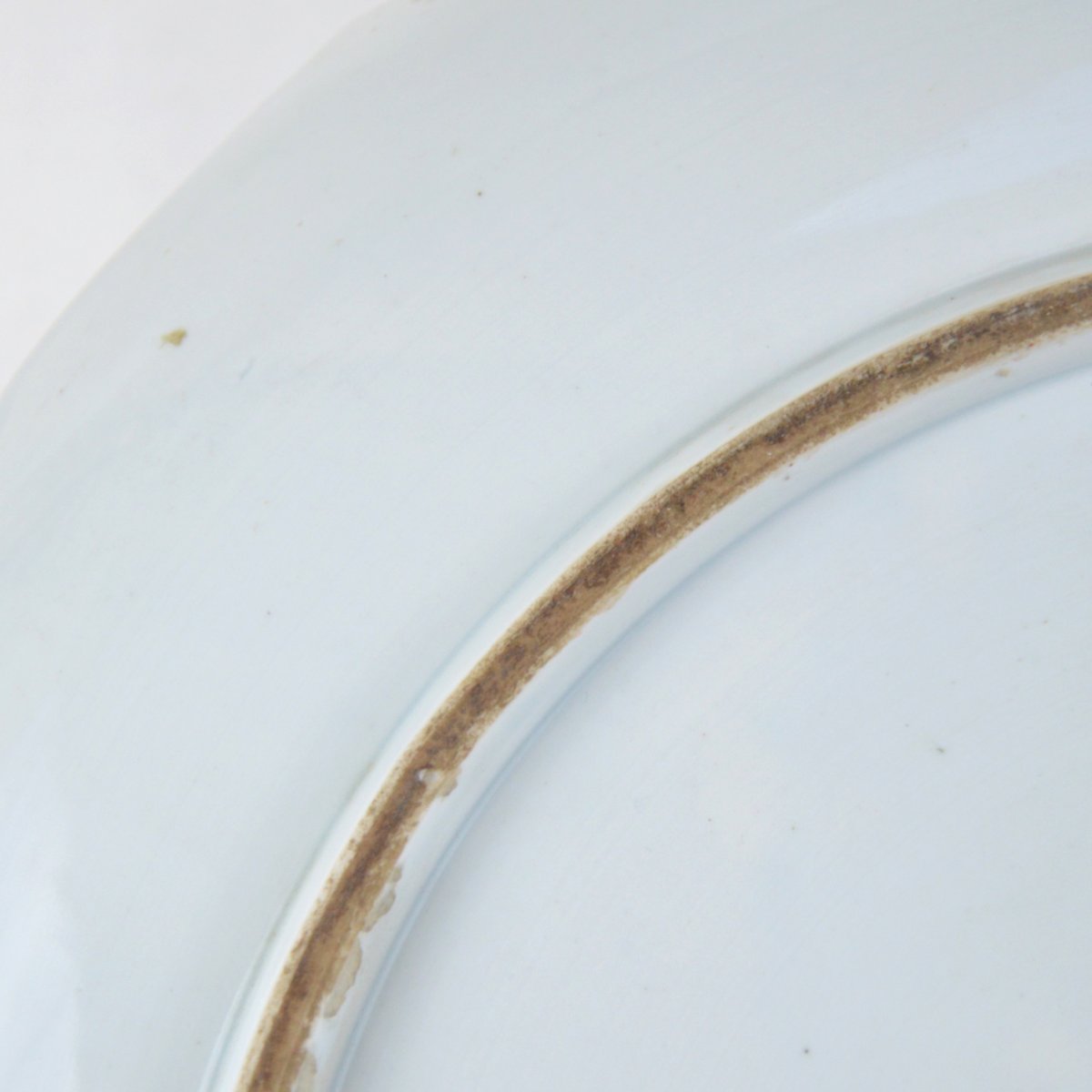 Large Polychrome Porcelain Dish Samson Chinoiserie Style.-photo-5