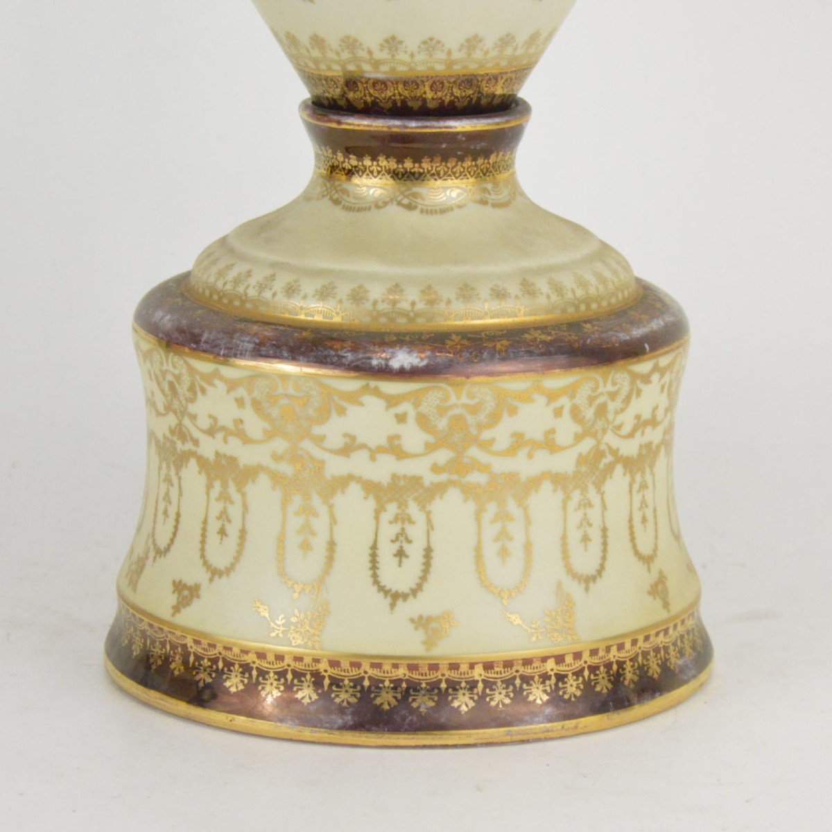 Large Porcelain Vase In A Taste Of Vienna Circa 1900 54 Cm-photo-3