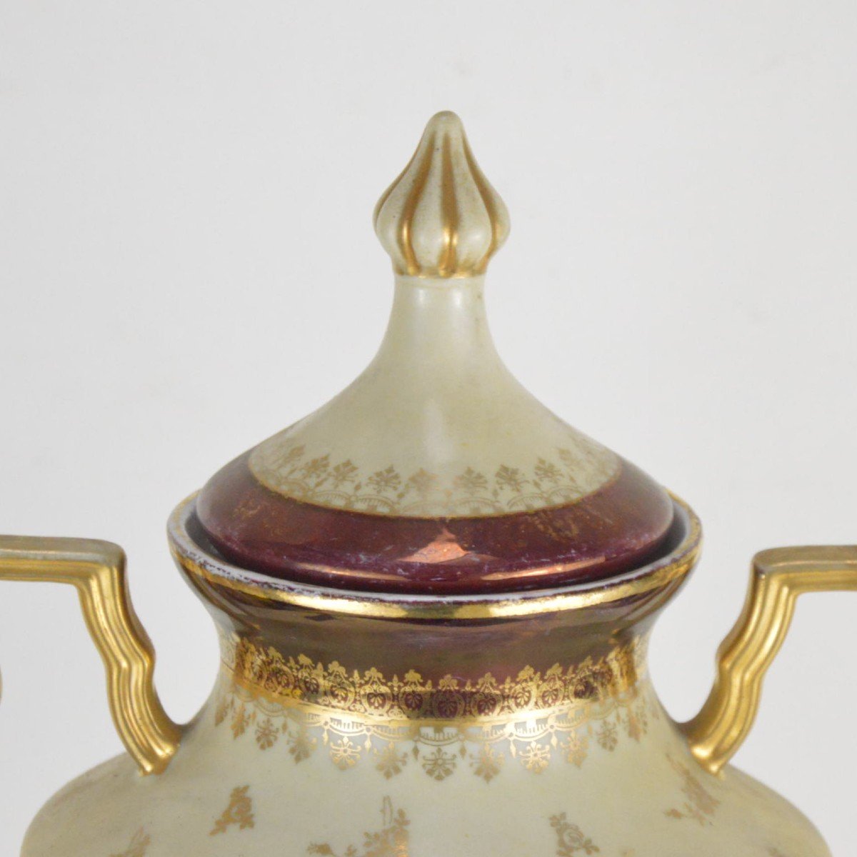 Large Porcelain Vase In A Taste Of Vienna Circa 1900 54 Cm-photo-4