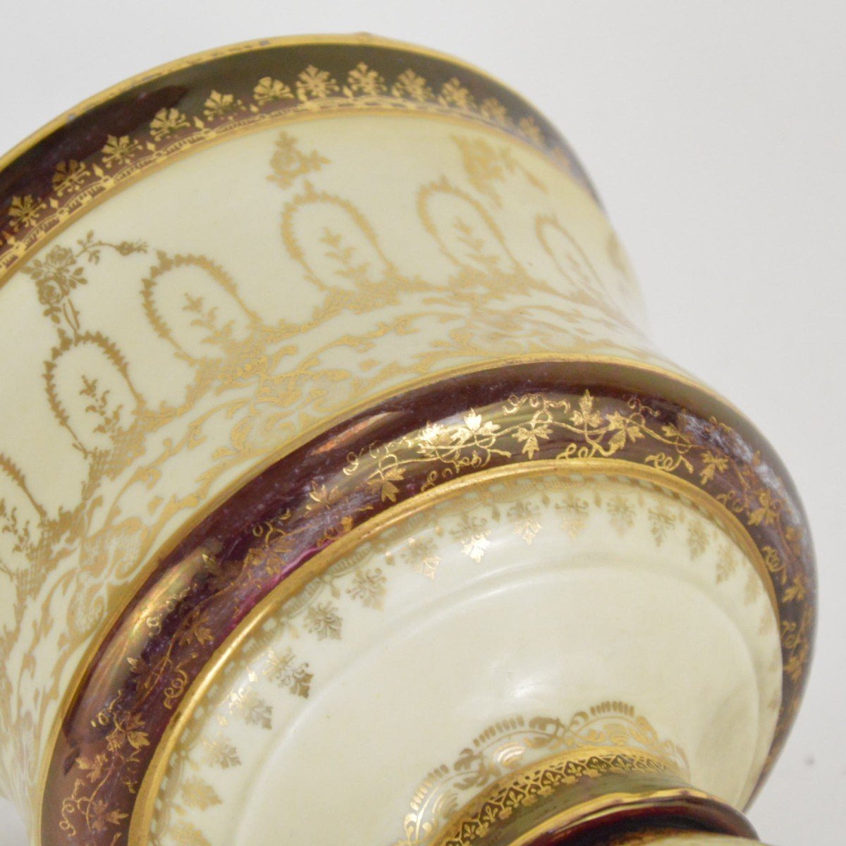Large Porcelain Vase In A Taste Of Vienna Circa 1900 54 Cm-photo-5