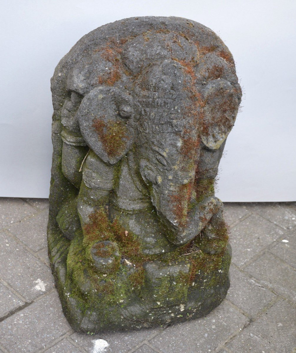 Indian Stone Sculpture Of Ganesha-photo-2