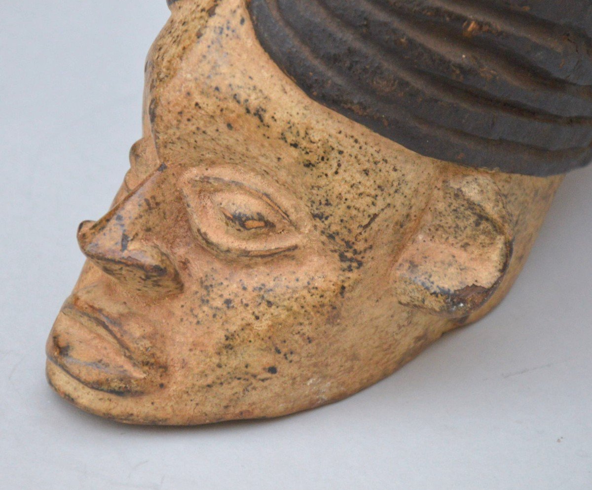 Gabon Patinated Wooden Mask-photo-4