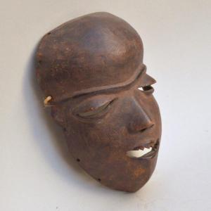 Pende Masque En Bois Sculpté Congo