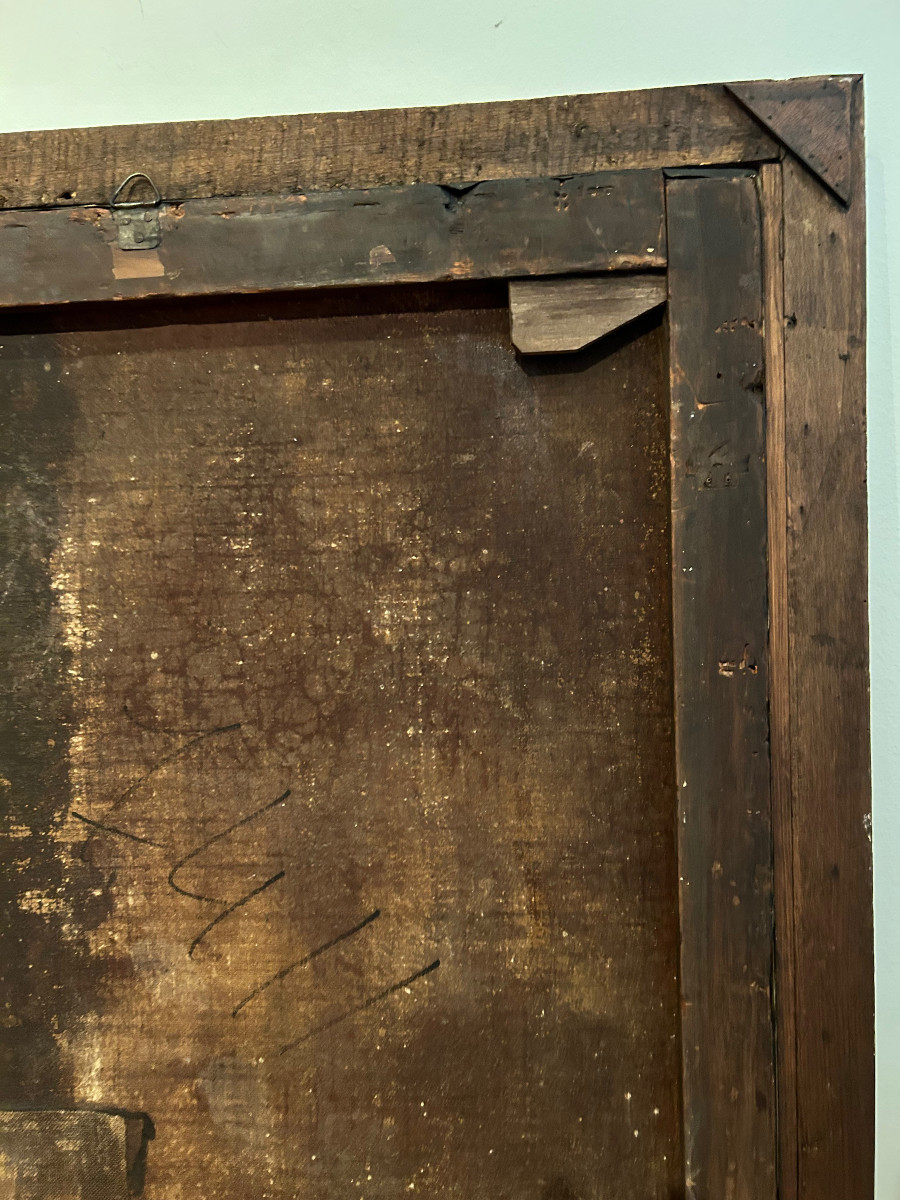 Old Master Paintings From The Netherlands Depict A Group Of Card Players-photo-4