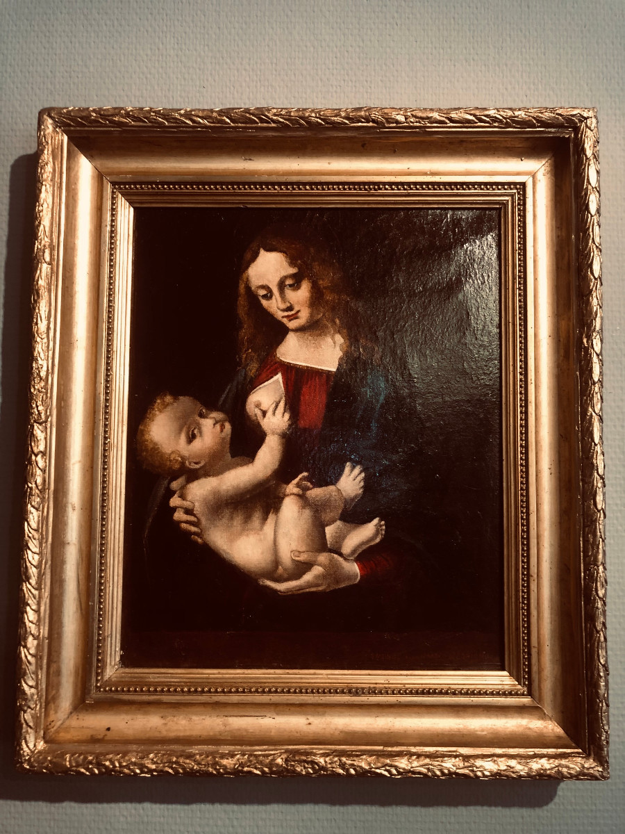 Portrait Of A Madonna By An Old Master, 16th Century-photo-2