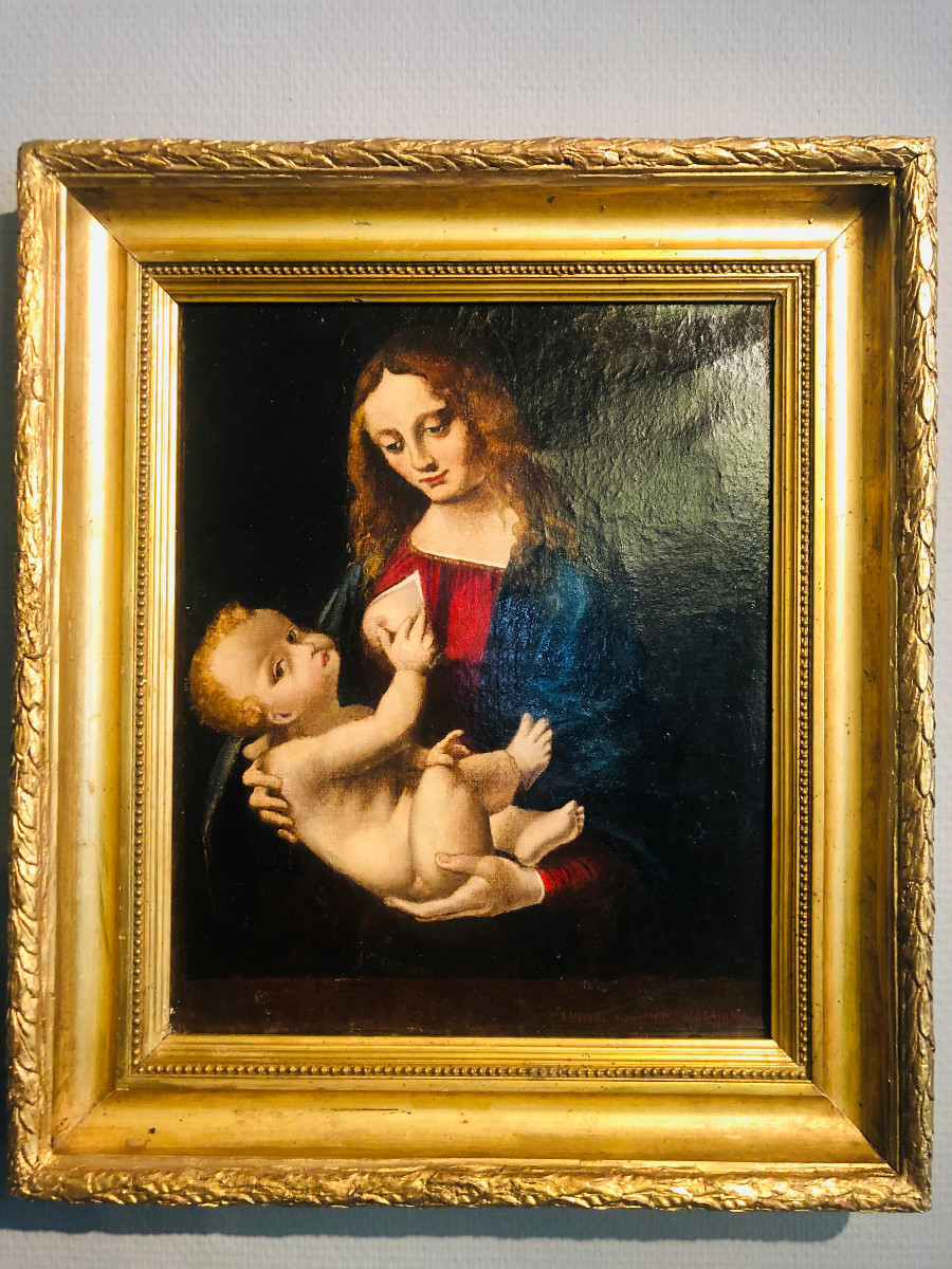Portrait Of A Madonna By An Old Master, 16th Century-photo-1