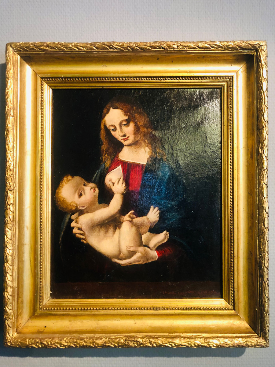 Portrait Of A Madonna By An Old Master, 16th Century