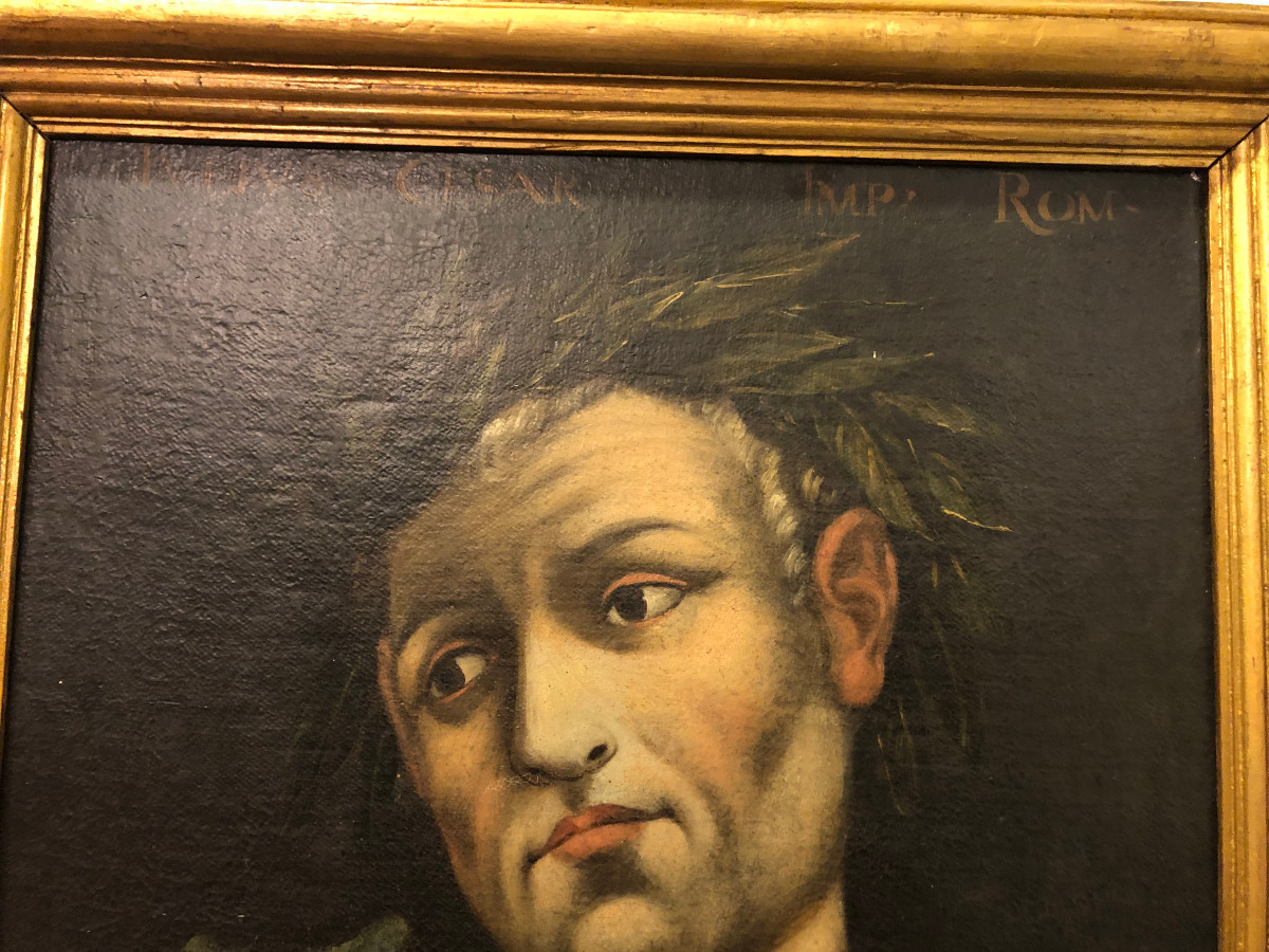 Un portrait de l'empereur romain Jules César, XVIII-siécle-photo-3