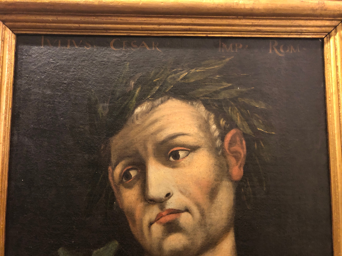 Un portrait de l'empereur romain Jules César, XVIII-siécle-photo-5