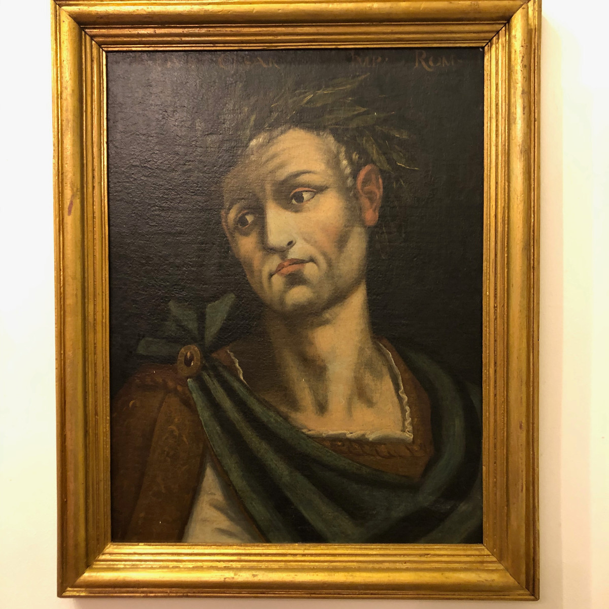 Un portrait de l'empereur romain Jules César, XVIII-siécle