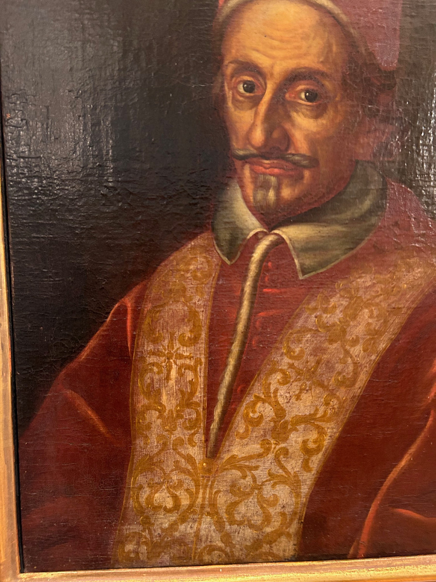 Portrait Of Pope Innocent XI, 17th Century-photo-2
