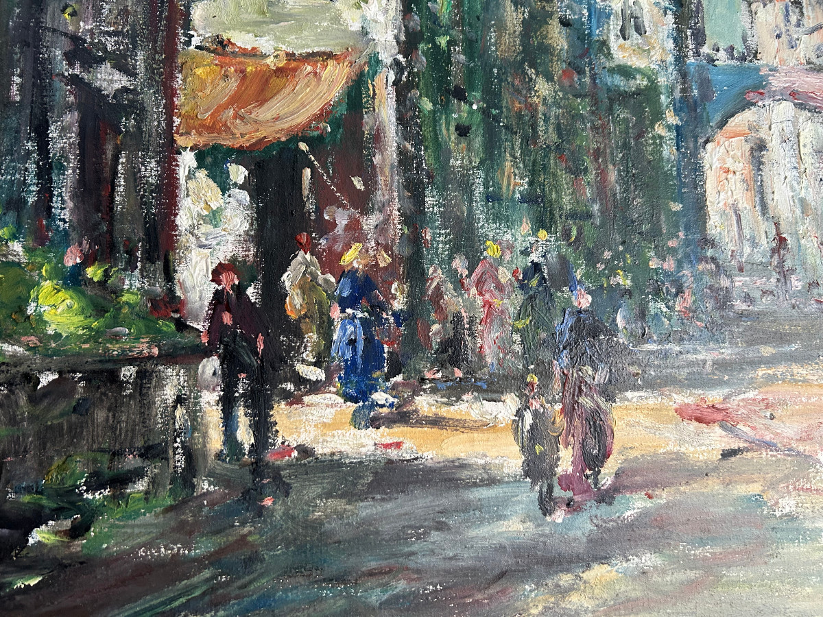 A Neapolitan Expressionist Painting From The 1920s-photo-4