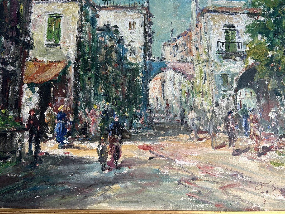 A Neapolitan Expressionist Painting From The 1920s-photo-4