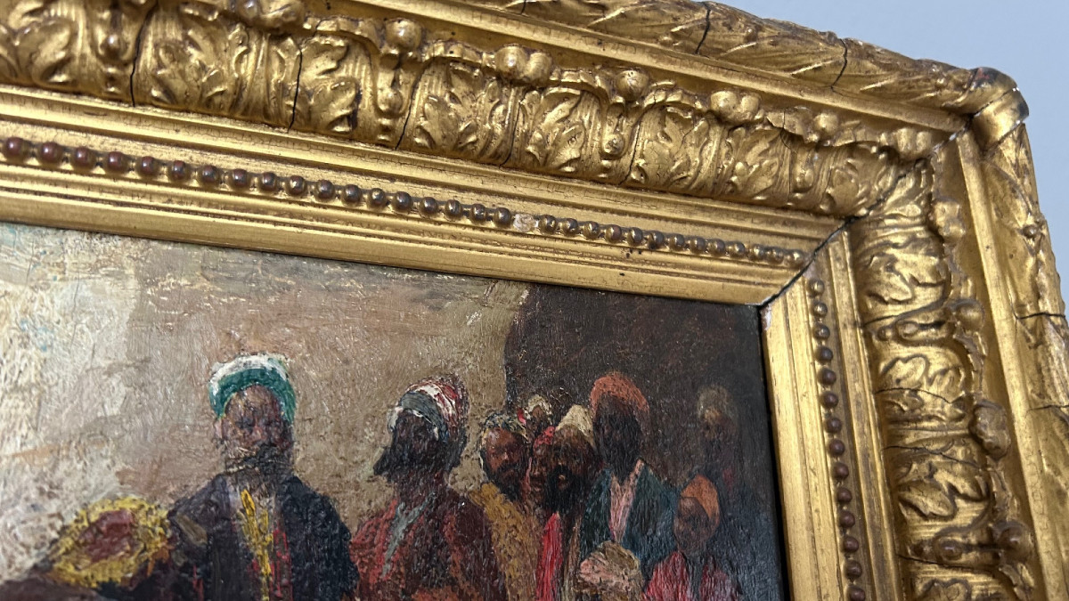 Orientalist Expressionist Painting From The Early 20th Century-photo-4