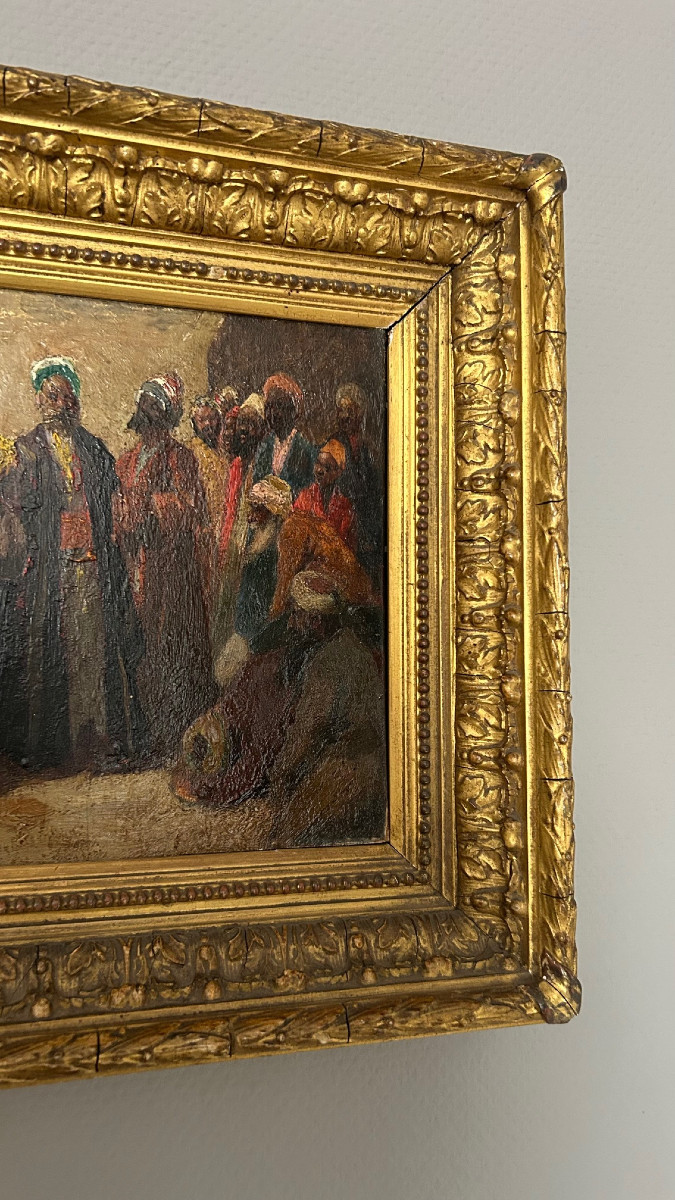 Orientalist Expressionist Painting From The Early 20th Century-photo-4
