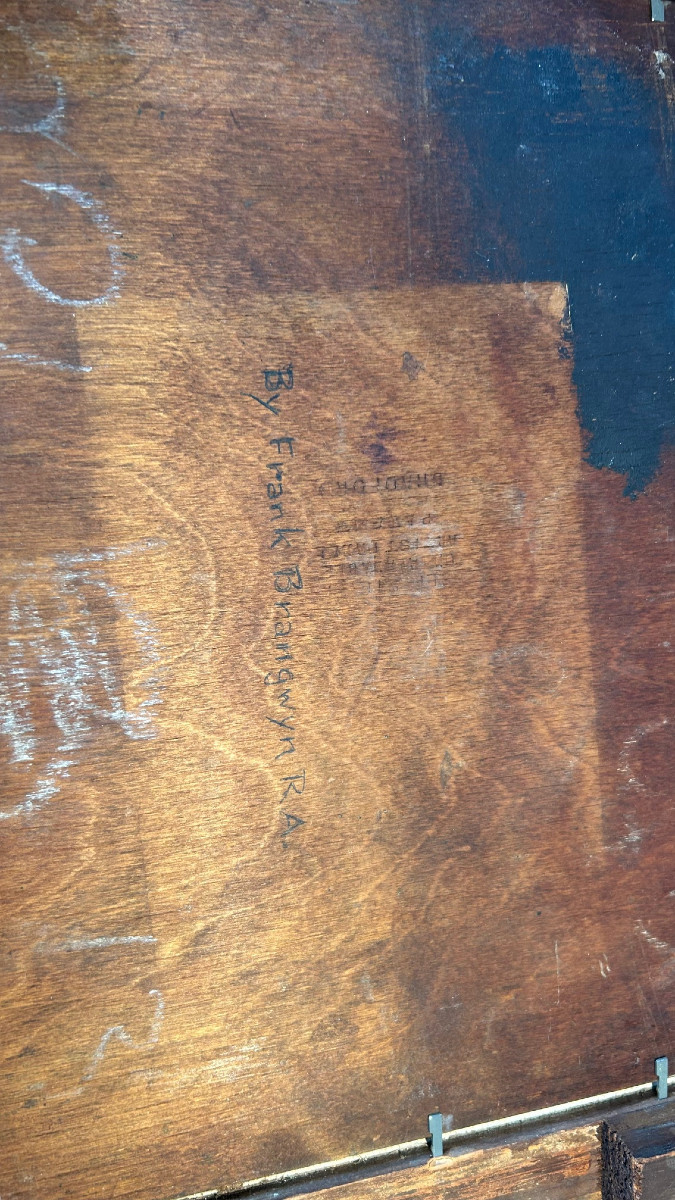 Orientalist Expressionist Painting From The Early 20th Century-photo-7