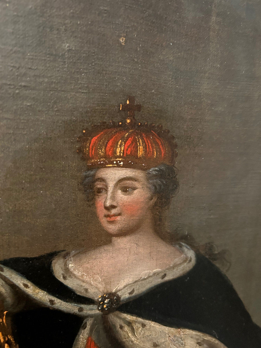 Portrait Of Archduchess Maria Theresa Of Austria, 18th Century-photo-4