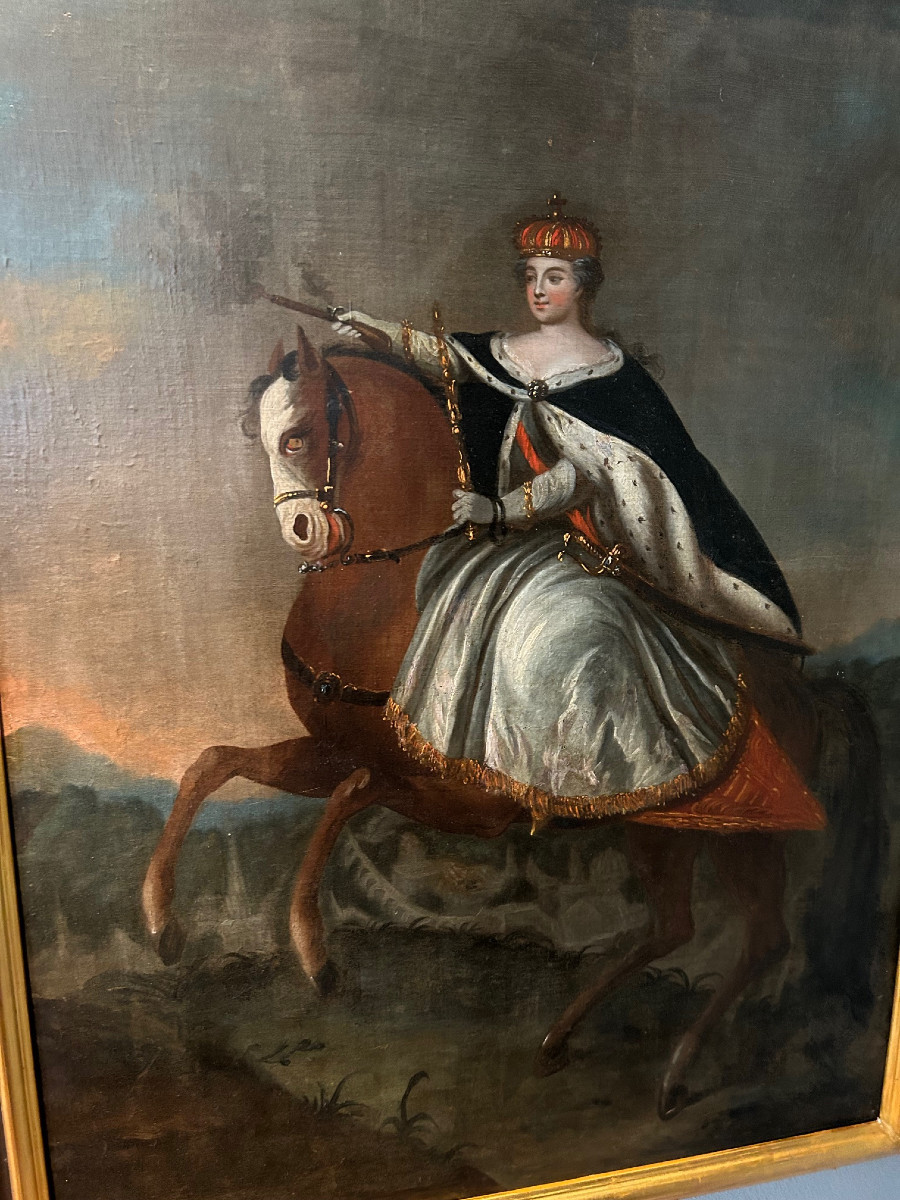 Portrait Of Archduchess Maria Theresa Of Austria, 18th Century-photo-4