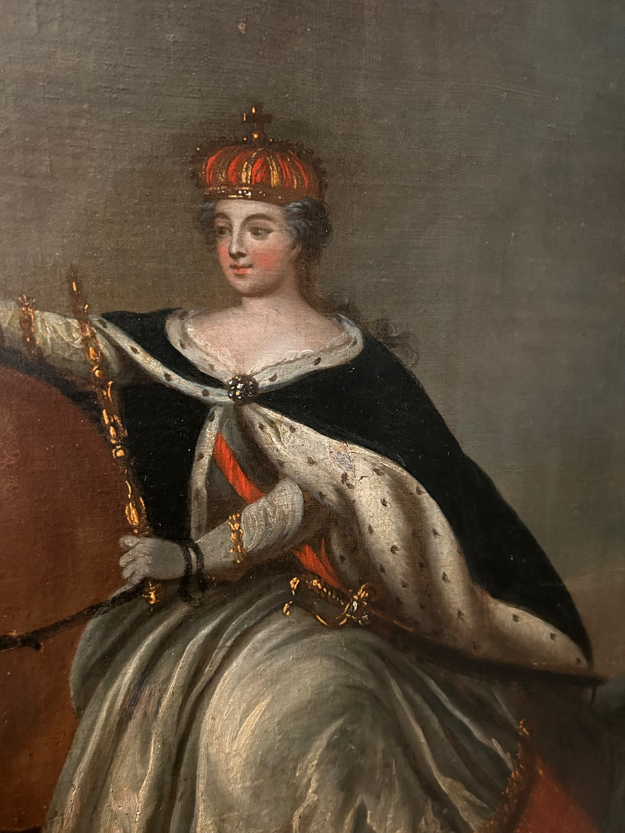 Portrait Of Archduchess Maria Theresa Of Austria, 18th Century-photo-5