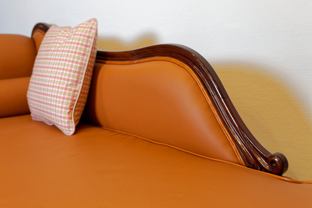 Chaiselongue anglaise d'époque Regency ei acajou, Angleterre vers 1820-photo-7