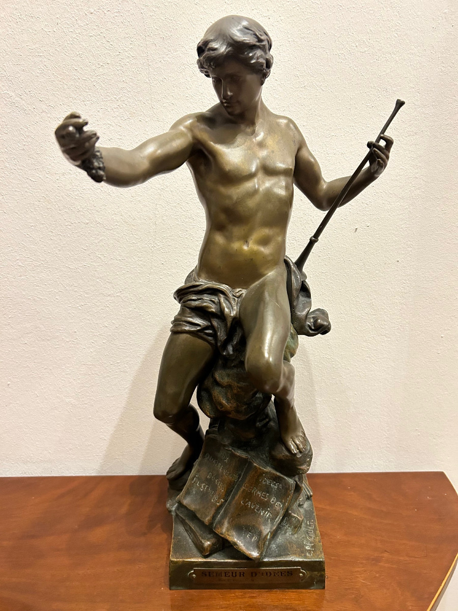 Bronze Statuette De E. Picault
