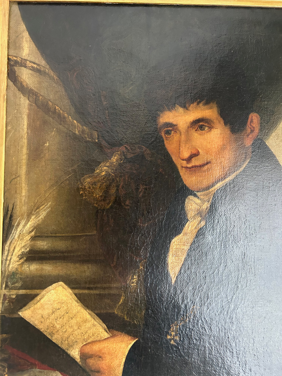 Portrait d'un noble, XIX-siécle-photo-3