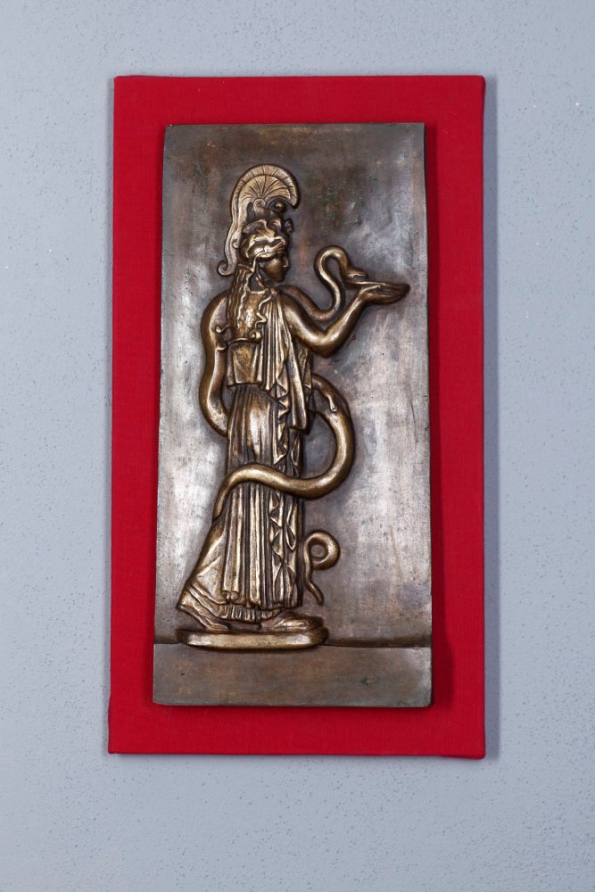Deux reliefs en bronze, Art Deco, 1920-photo-2