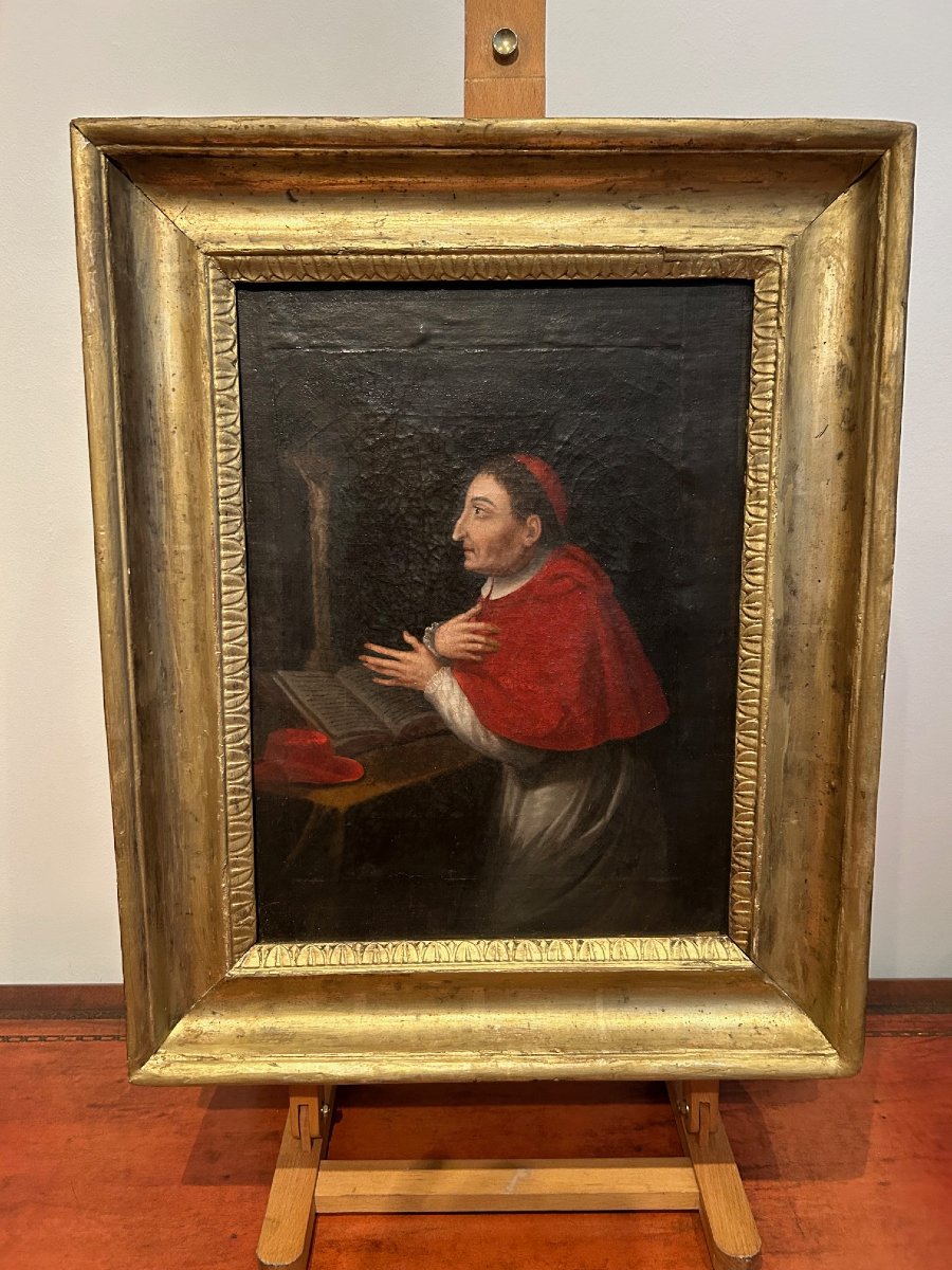 Portrait Of A Bishop In Prayer, 16th Century-photo-2