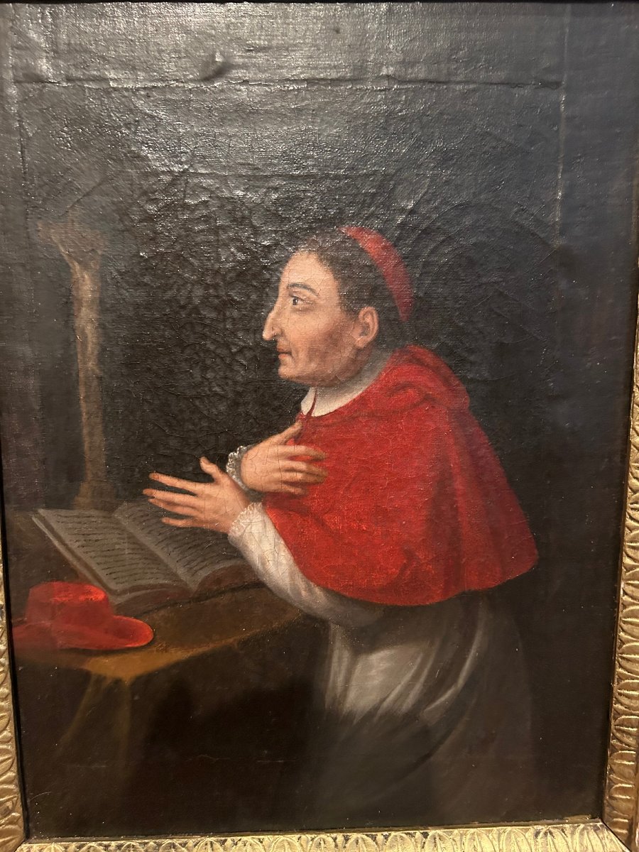 Portrait Of A Bishop In Prayer, 16th Century-photo-3